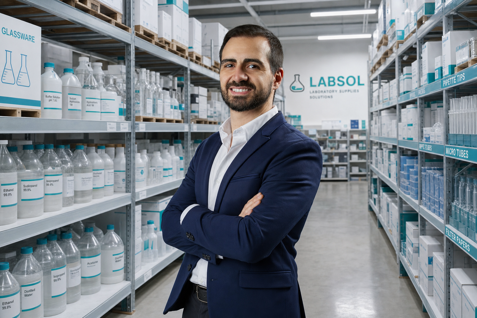 Centro de distribuição de materiais de laboratório da Vidralab